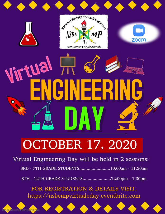 Engineering Day will be October 17, 2020.